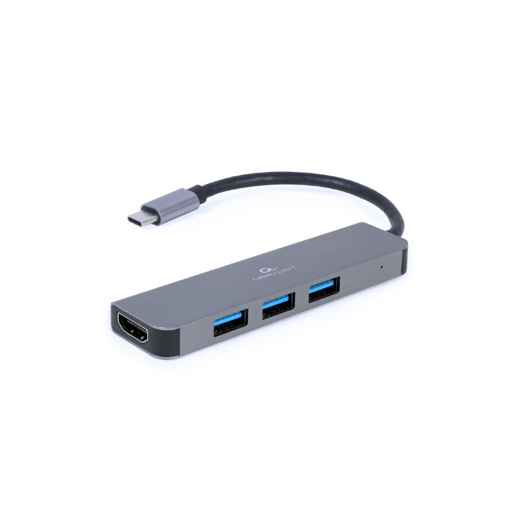 Концентратор Cablexpert USB-C 2-in-1 (A-CM-COMBO2-01) - зображення 1