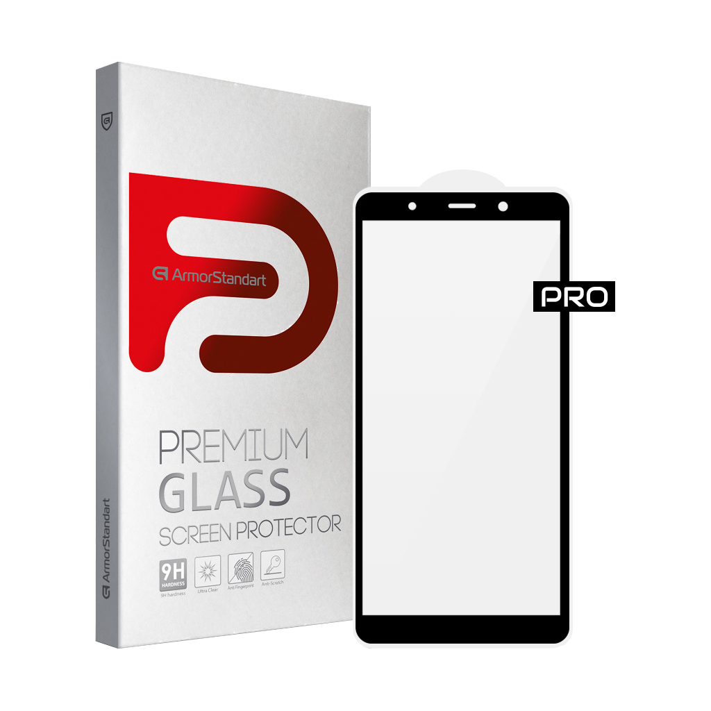 Скло захисне Armorstandart Pro для TECNO Pop 3 Black (ARM61777) - зображення 1