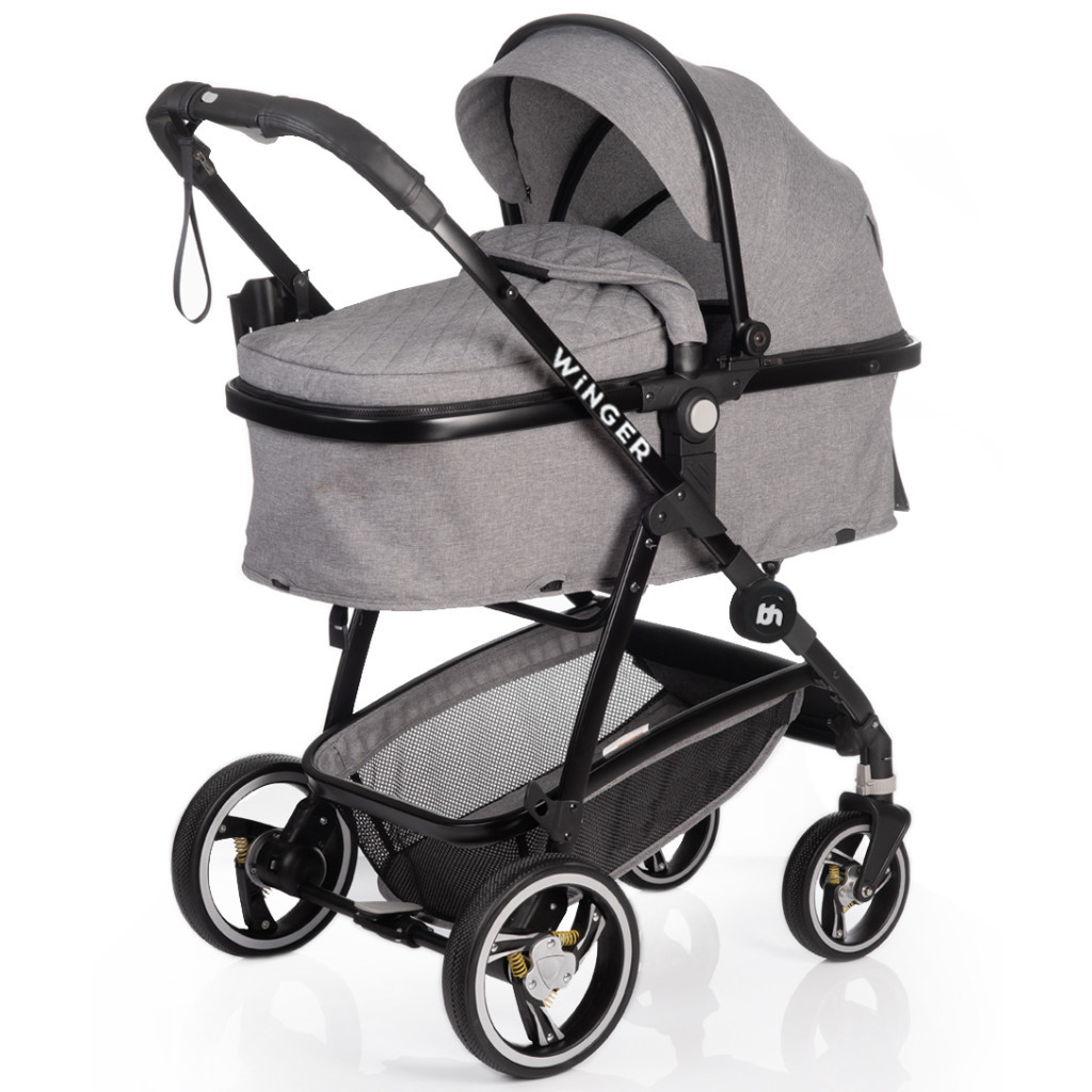 Коляска BabyHit Winger Light Grey трансформер (73556) - зображення 8