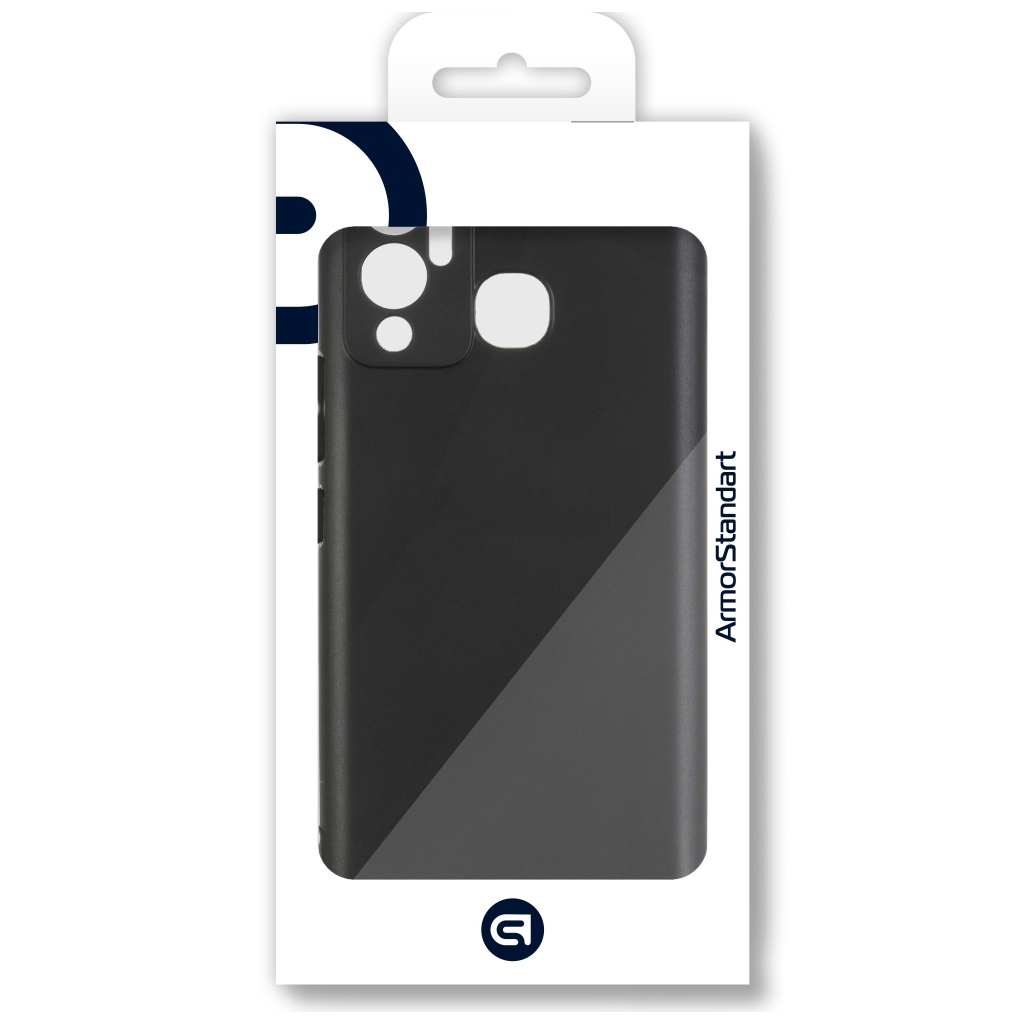 Чохол до мобільного телефона Armorstandart Matte Slim Fit Infinix Hot 12 Play (X6816D) Camera cover Black (ARM62269) - зображення 2