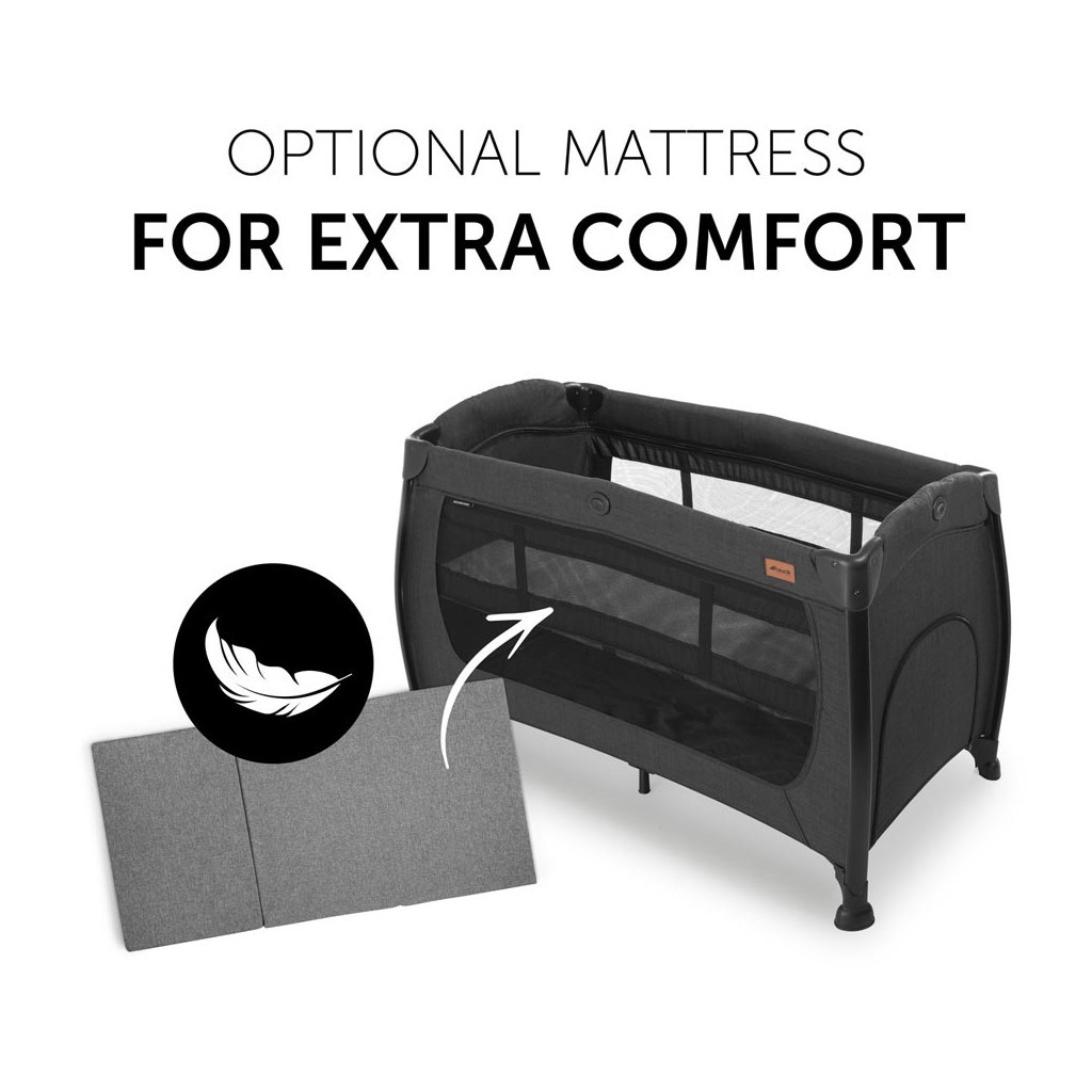 Дитячий манеж Hauck Play N Relax Melange Black (60010-8) - зображення 5