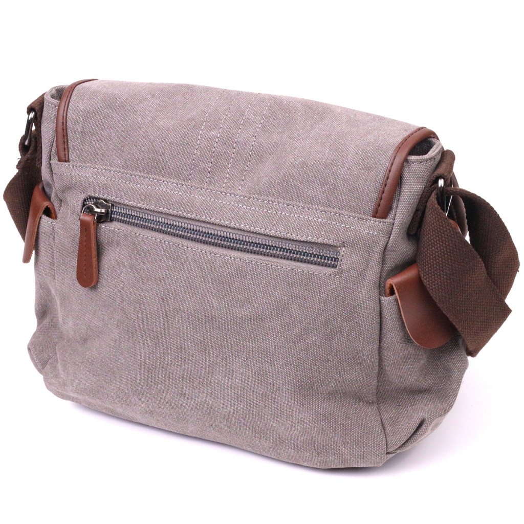 Сумка Vintage Чоловіча з текстилю Сіра (21248) - зображення 2