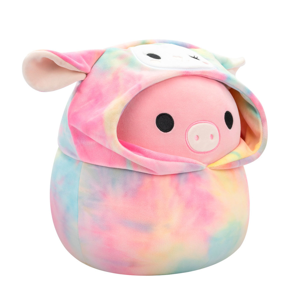 М'яка іграшка Squishmallows Поросятко Пітер 30 см, у одязі (SQER00931) - зображення 3