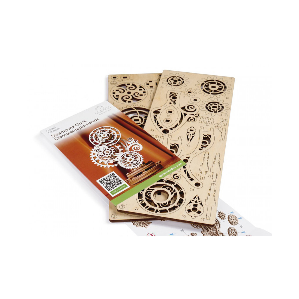 Збірна модель Ugears Стімпанк–годинничок (6336241) - зображення 4