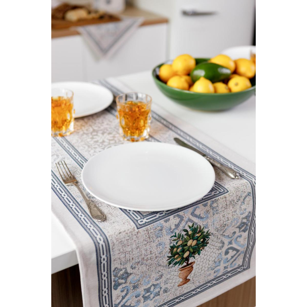 Доріжка на стіл Прованс гобеленова Афіни 35х100 см (035292) - зображення 8