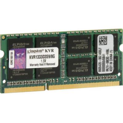 Модуль пам'яті для ноутбука SoDIMM DDR3 8GB 1333 MHz Kingston (KVR1333D3S9/8G) - зображення 1