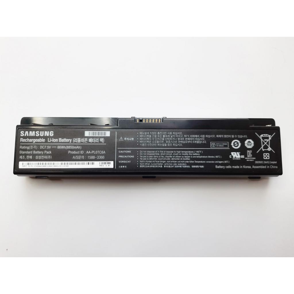 Акумулятор до ноутбука Samsung N310 AA-PL0TC6A, 66Wh (8850mAh), 6cell, 7.5V, Li-ion (A47618) - изображение 1