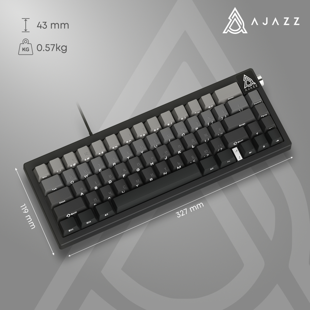 Клавіатура Ajazz AK650 Day Dream Switch Gradient USB UA Black (AK650-DD-BG) - изображение 15