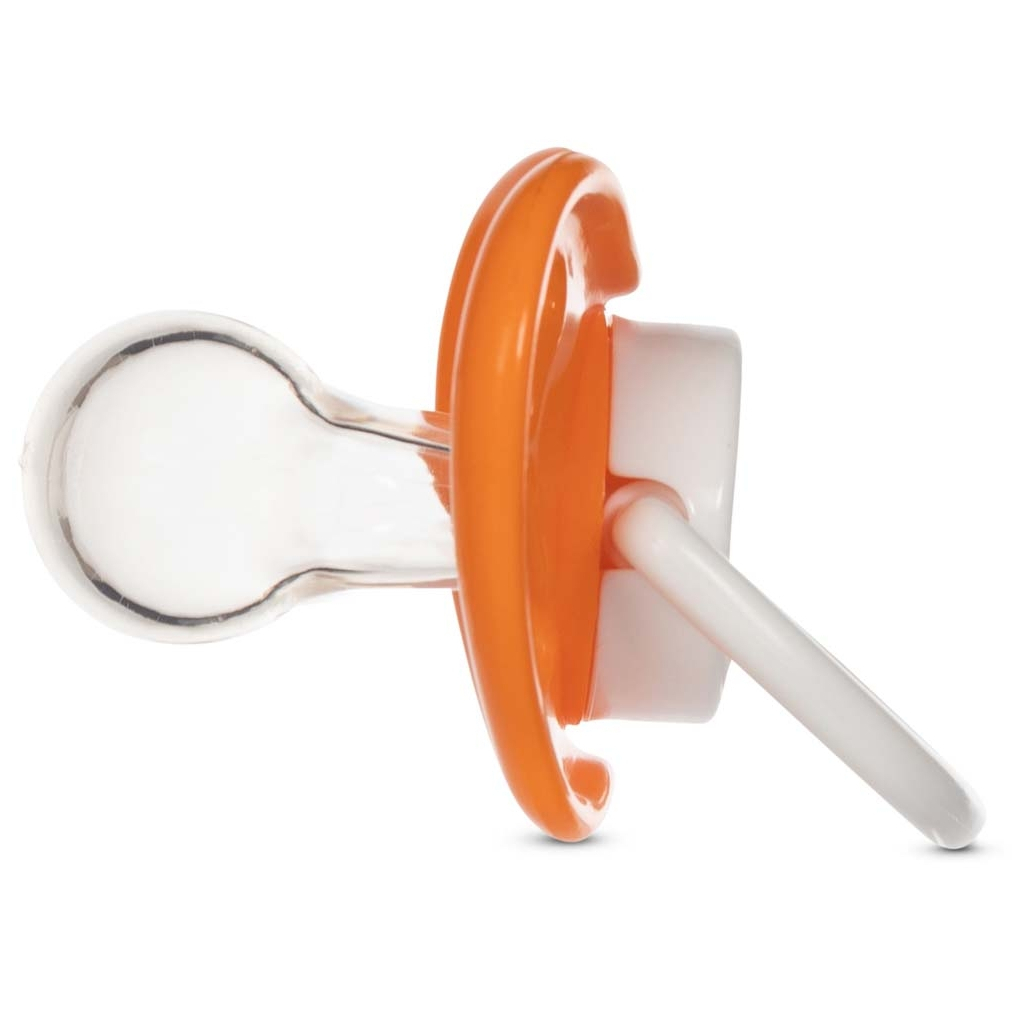 Пустушка Baboo Sea Life силіконова, 6+ міс (помаранчева) (5-028) - зображення 2