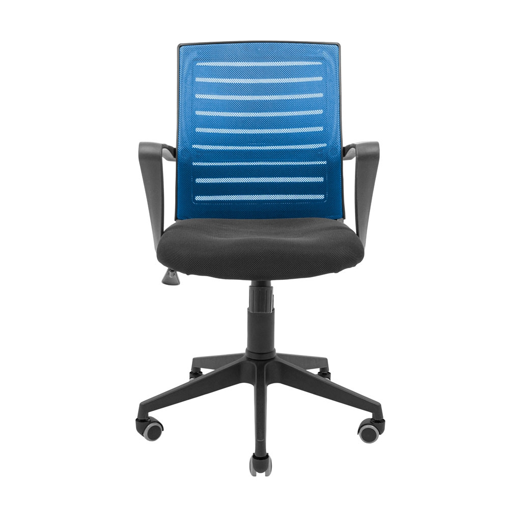 Офісне крісло Richman Флеш Ю Пластик М-1 (Tilt) Сітка чорна + синя (ADD0003030) - зображення 2