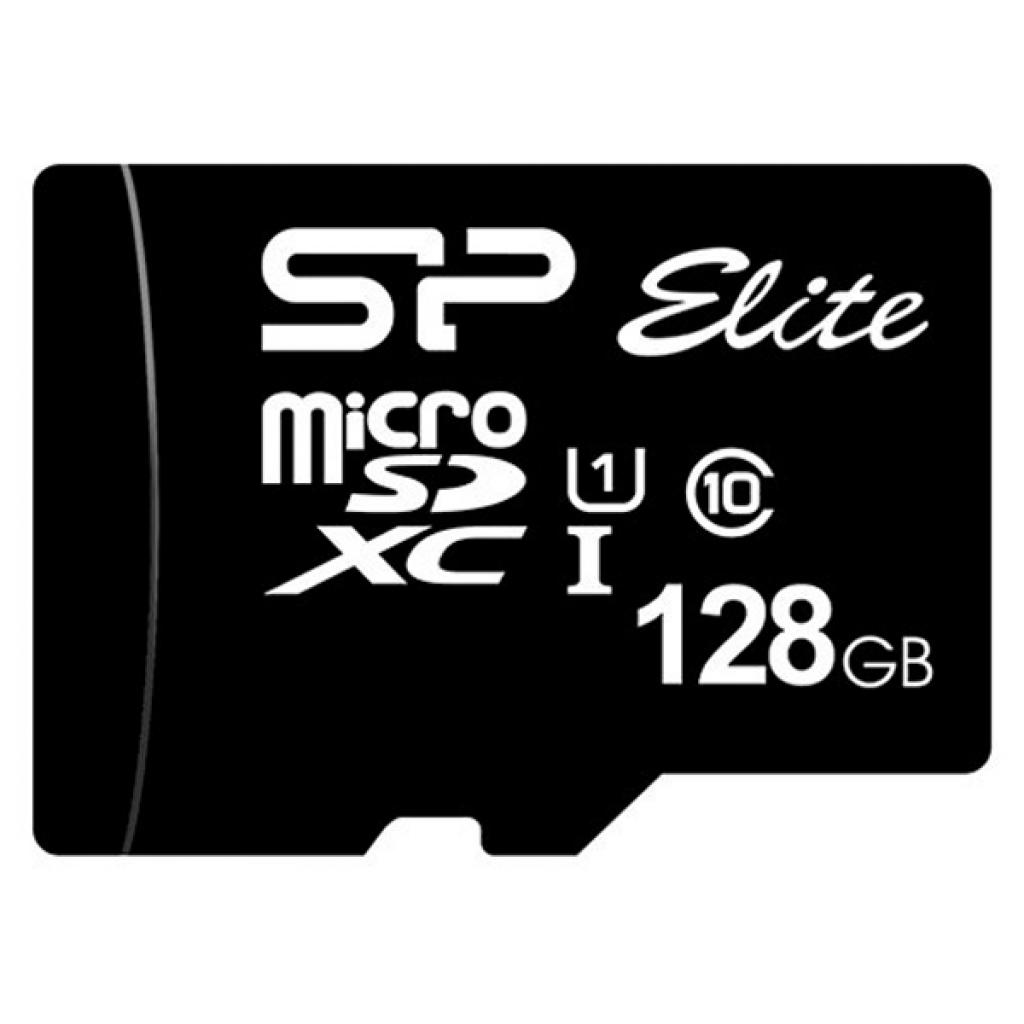 Карта пам'яті Silicon Power 128GB microSDXC class 10 UHS-I Elite (SP128GBSTXBU1V10) - зображення 1
