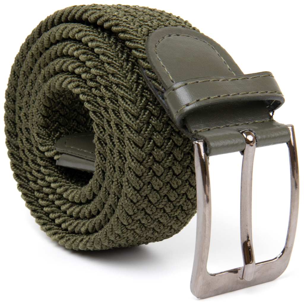 Ремінь Vintage Текстильний чоловічий Оливковий (20527) - зображення 2