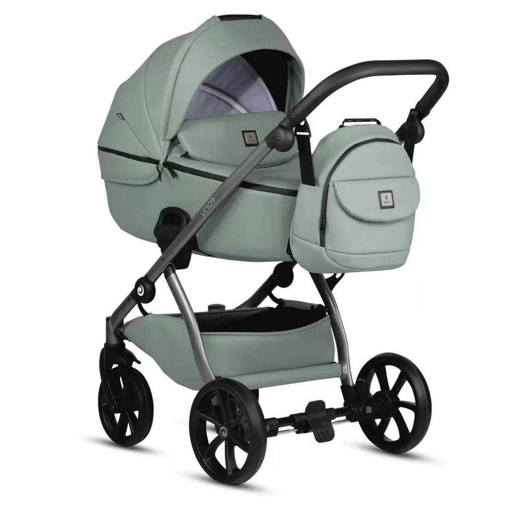 Коляска TUTIS 2 в 1 Uno5+ Leather collection (Sage) (1402039) - зображення 2