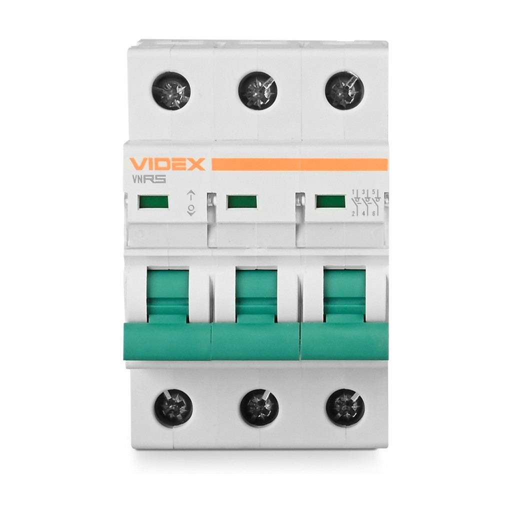 Вимикач навантаження Videx 3п 63А VF-RS-VN363 RESIST - зображення 2