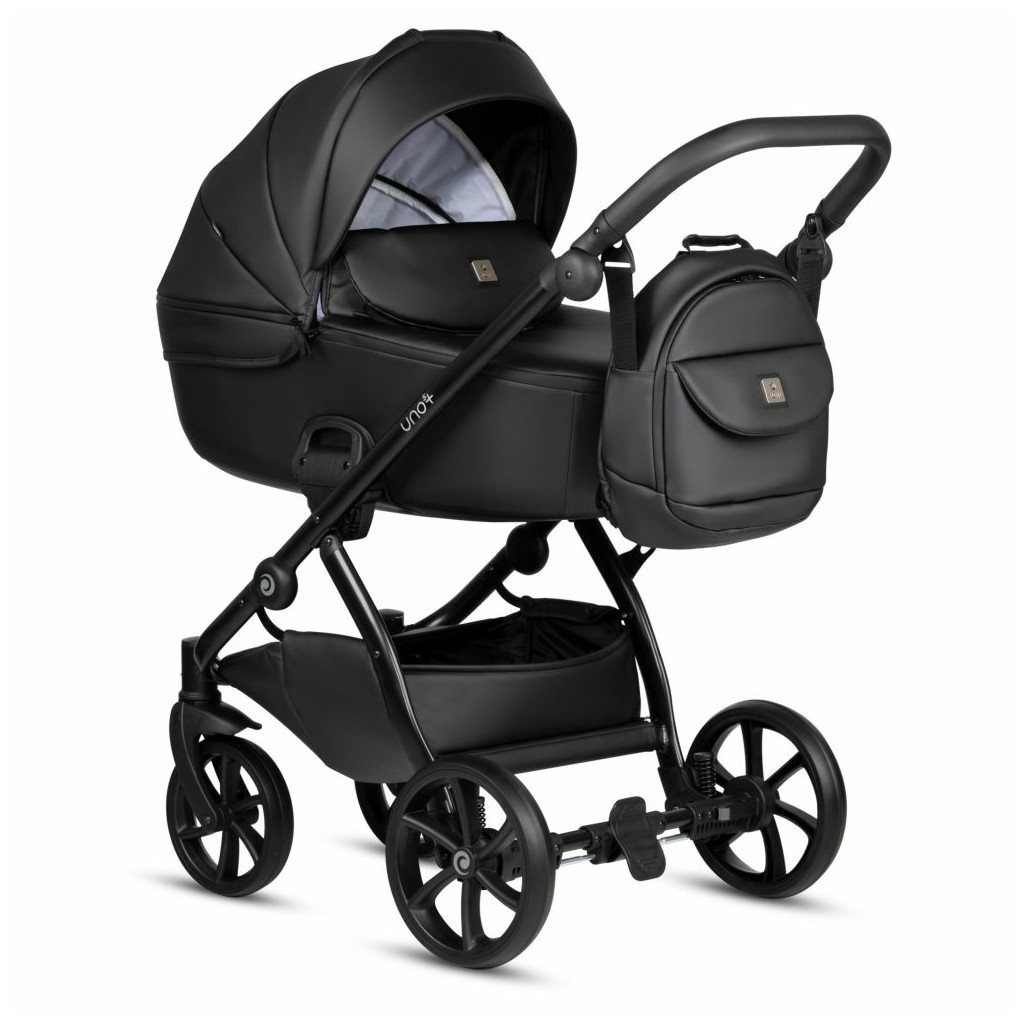 Коляска TUTIS 2 в 1 Uno5+ Leather collection Jet Black (1402699) - зображення 2