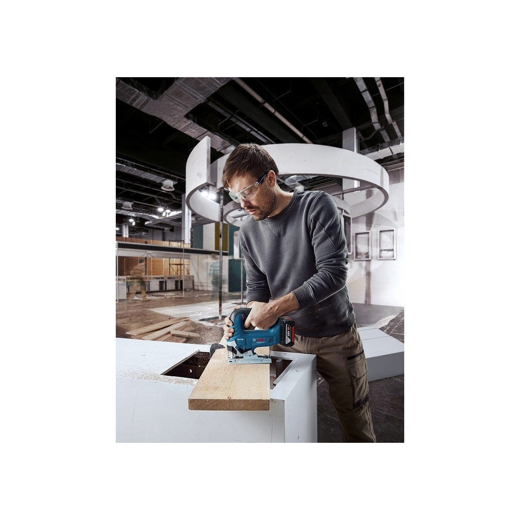 Електролобзик Bosch GST 185-LI, 18В, 4Аг, 0-3500 об/хв, хід 26мм, кейс (0.601.5B3.023) - зображення 8