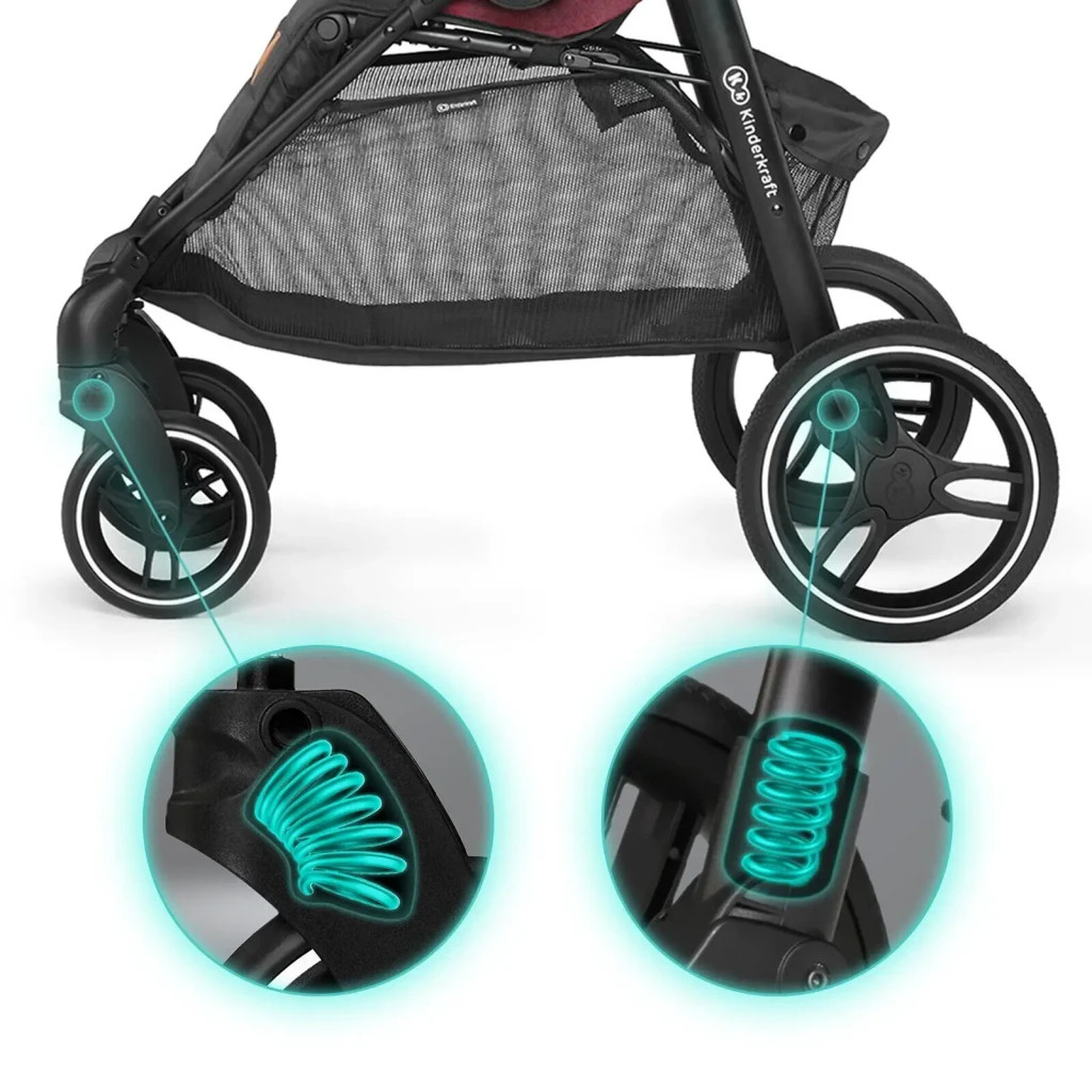 Коляска Kinderkraft Cruiser Pink (KKWCRUIPNK0000) (5902533913312) - зображення 5