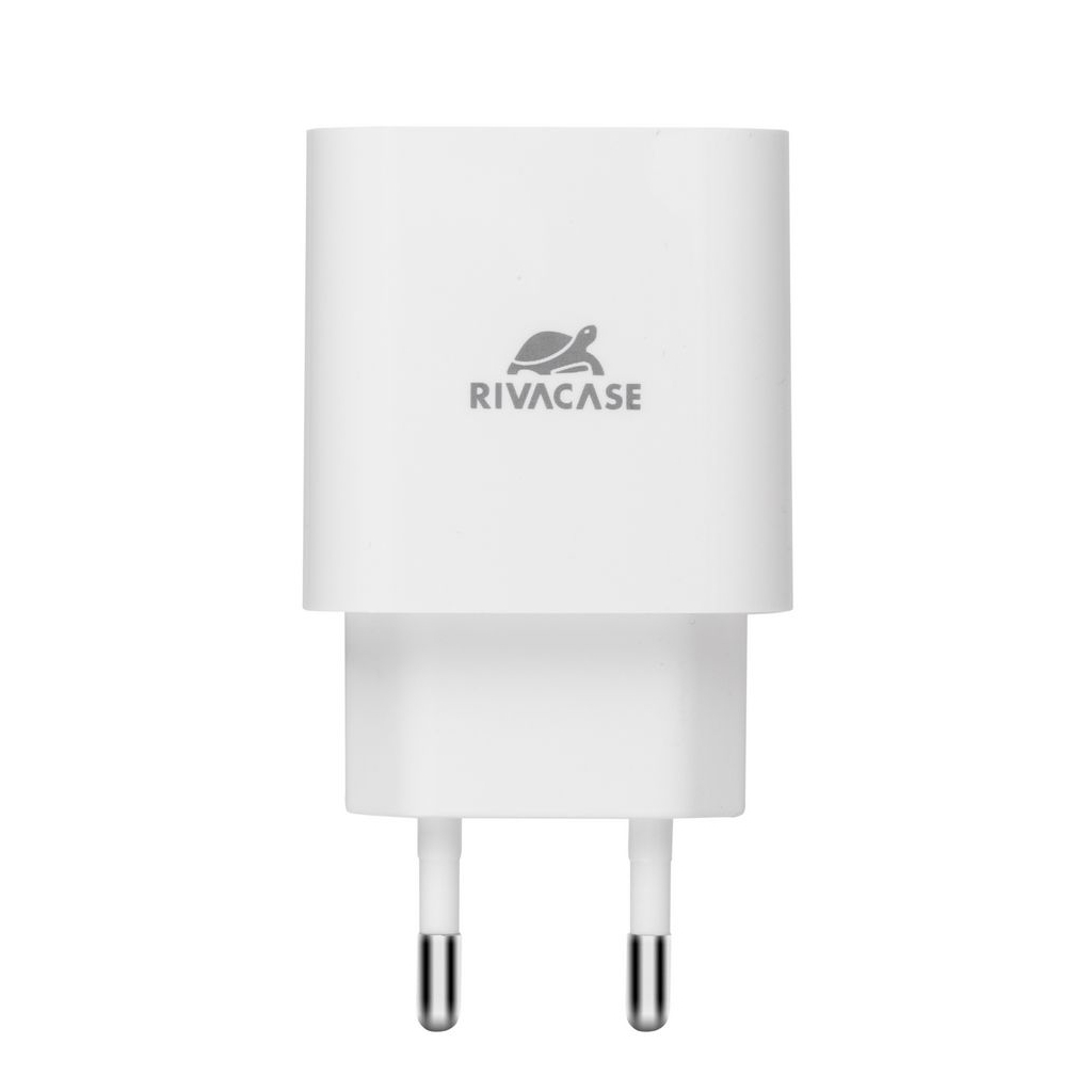 Зарядний пристрій RivaCase 1xUSB Type-C PD 20 Вт кабель Type-C white (PS4101 WD4 (White)) - изображение 5