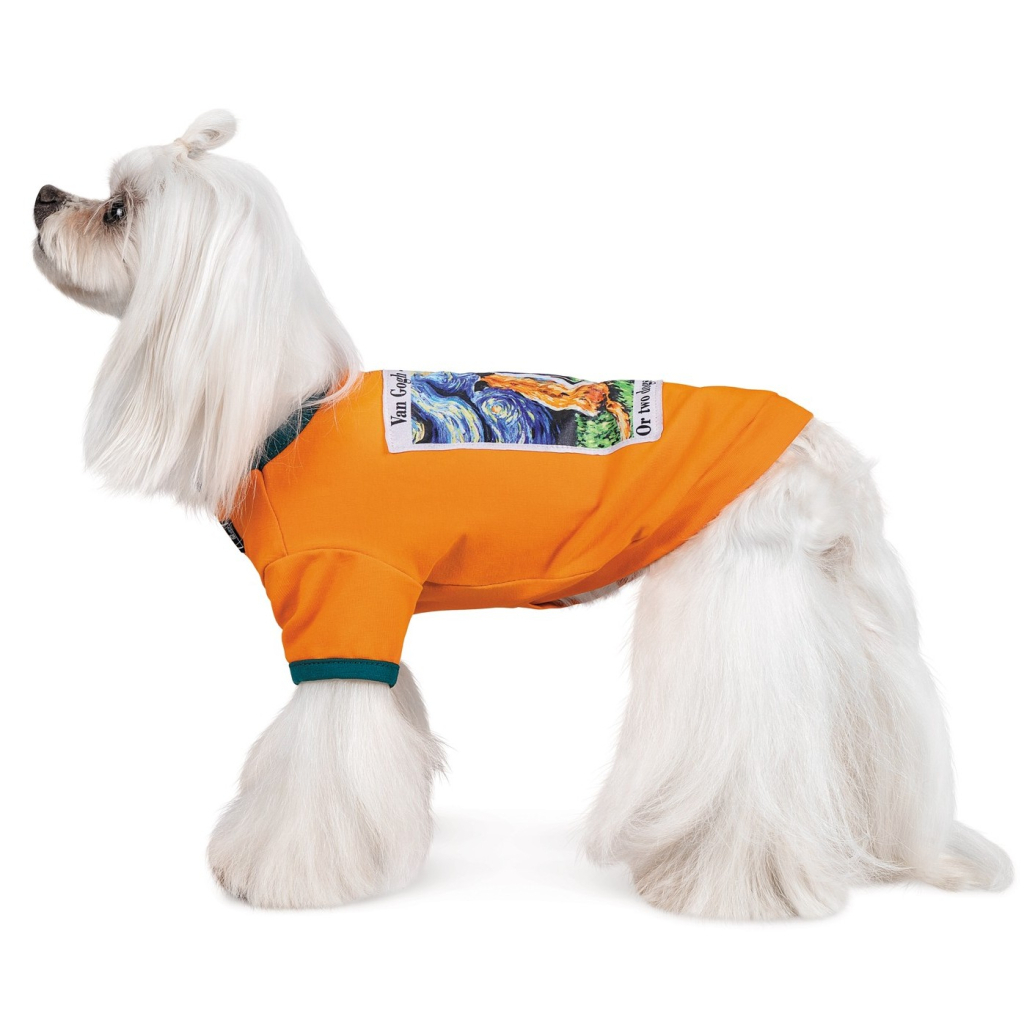 Футболка для тварин Pet Fashion "ART" XS2 жовтогаряча (4823082420933) - зображення 2