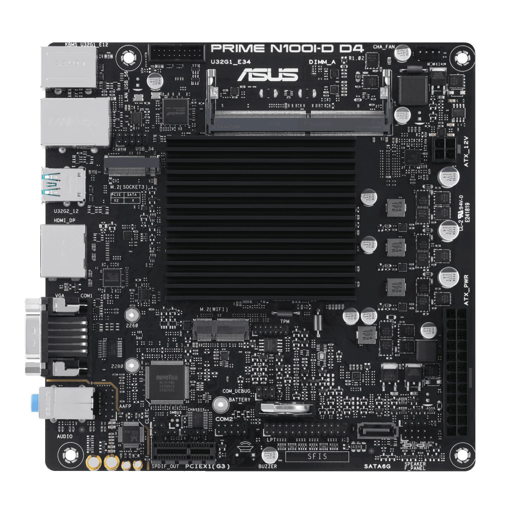 Материнська плата ASUS PRIME N100I-D D4-CSM - зображення 1