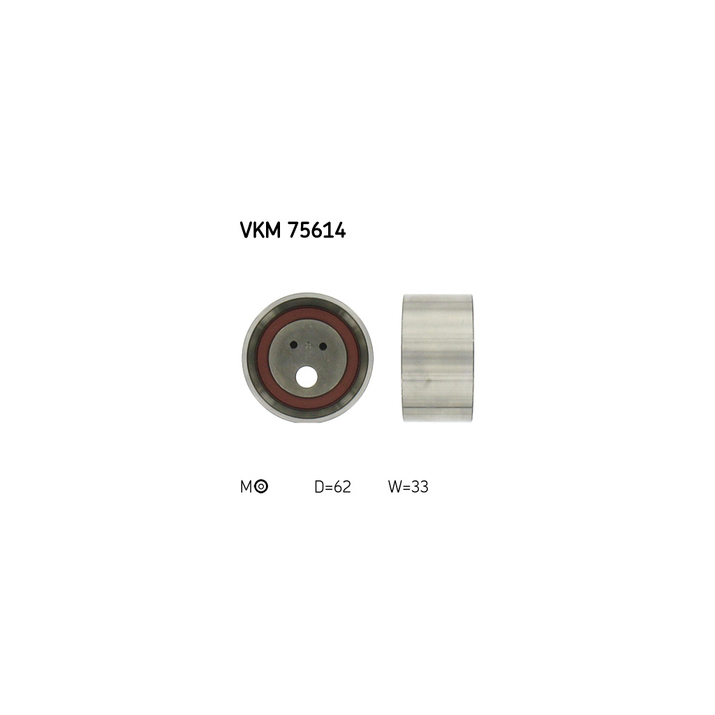 Ролик натягувача ременя SKF VKM 75614 - зображення 1