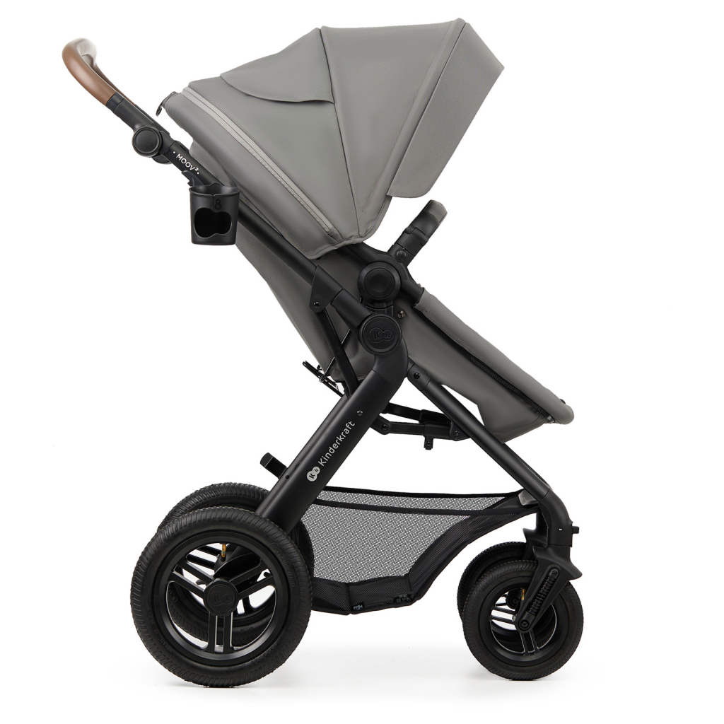 Коляска Kinderkraft 3 в 1 Moov 2 Air Light Gray (KSMOOV02LGR3000) (5902533925940) - зображення 9