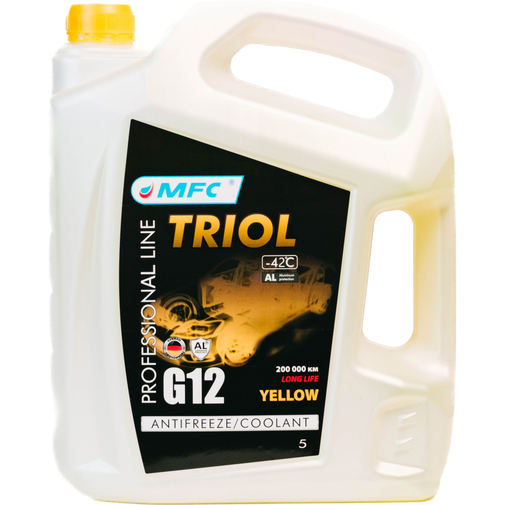 Антифриз МФК TRIOL Professional G12 Yellow (-42С) 5кг - зображення 1