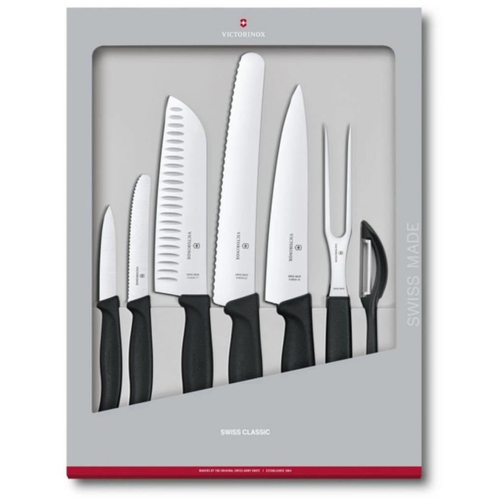 Набір ножів Victorinox SwissClassic 7 шт Black (6.7133.7G) - зображення 1