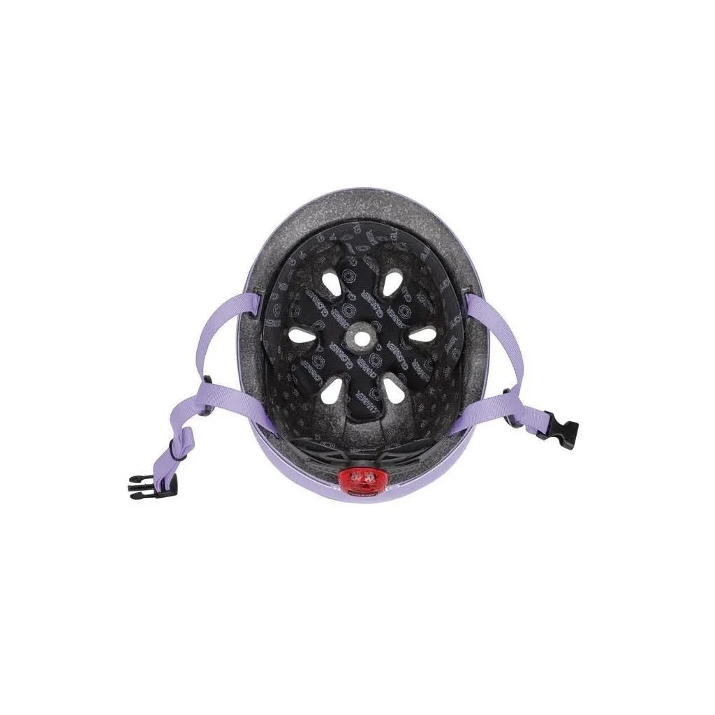 Шолом Globber Go up lights 45-51см лавандовий, з ліхтариком (506-103) - изображение 5