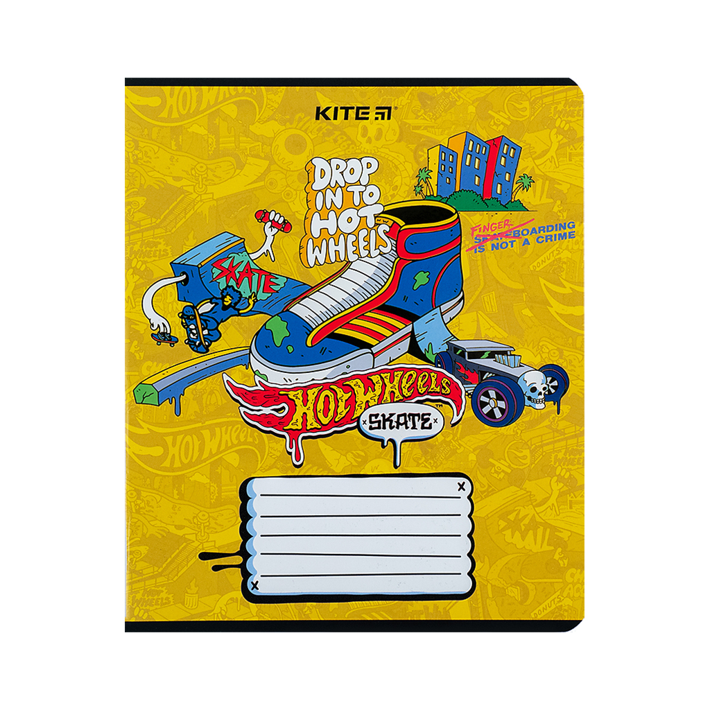 Зошит Kite Hot Wheels 18 аркушів, клітинка (HW24-236) - зображення 10