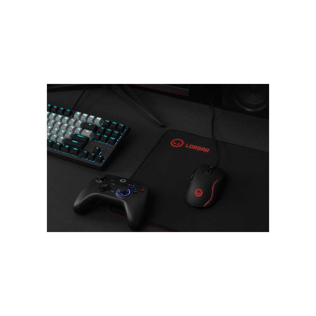 Килимок для мишки Lorgar Main 323 Black/Red (LRG-GMP323) - зображення 12