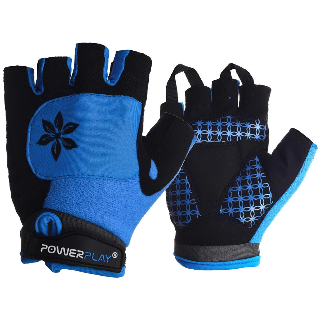 Велорукавиці PowerPlay Women 5284 Blue XS (5284D_XS_Blue) - изображение 1