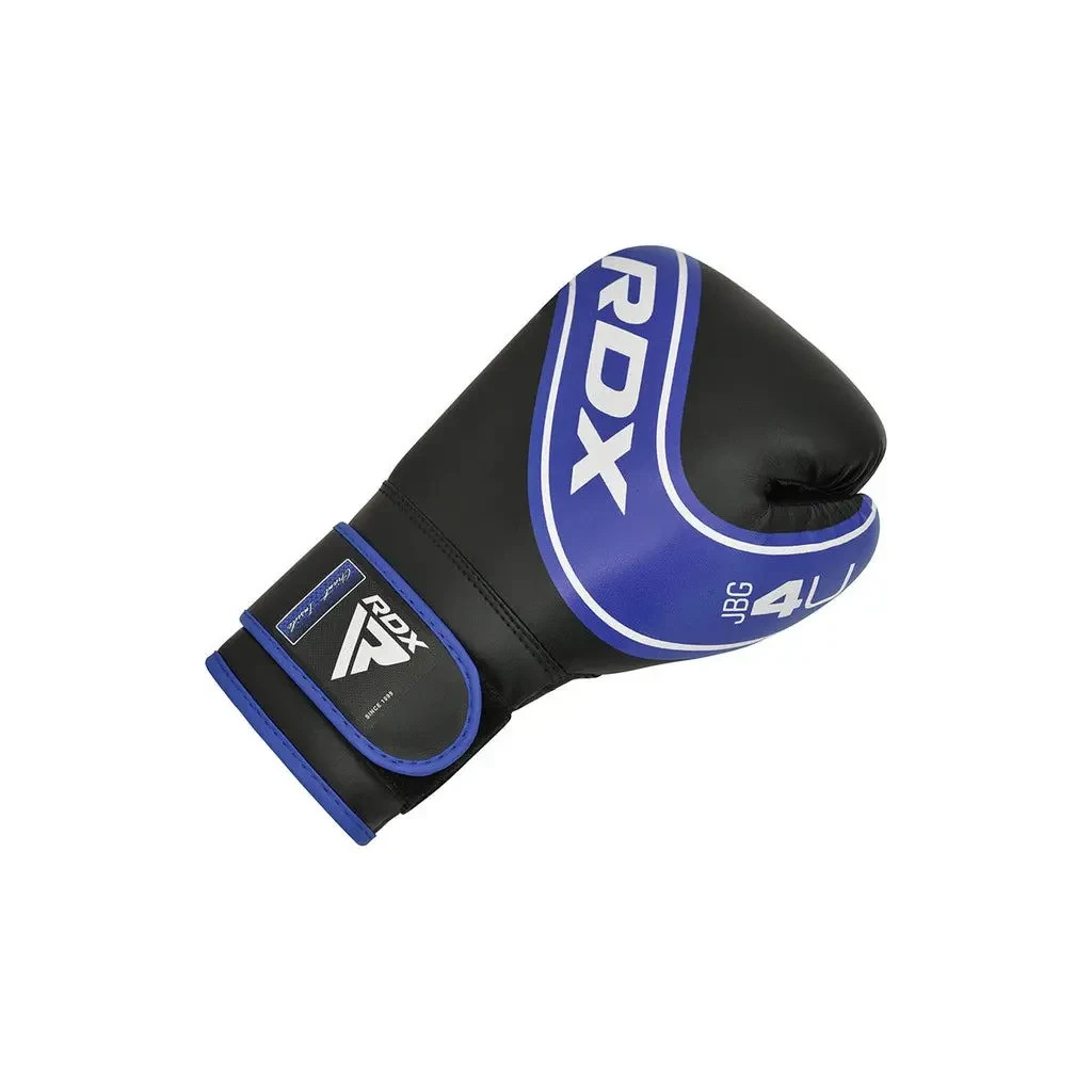 Боксерські рукавички RDX 4B Robo Kids Blue/Black 6 унцій (JBG-4U-6oz) - зображення 3