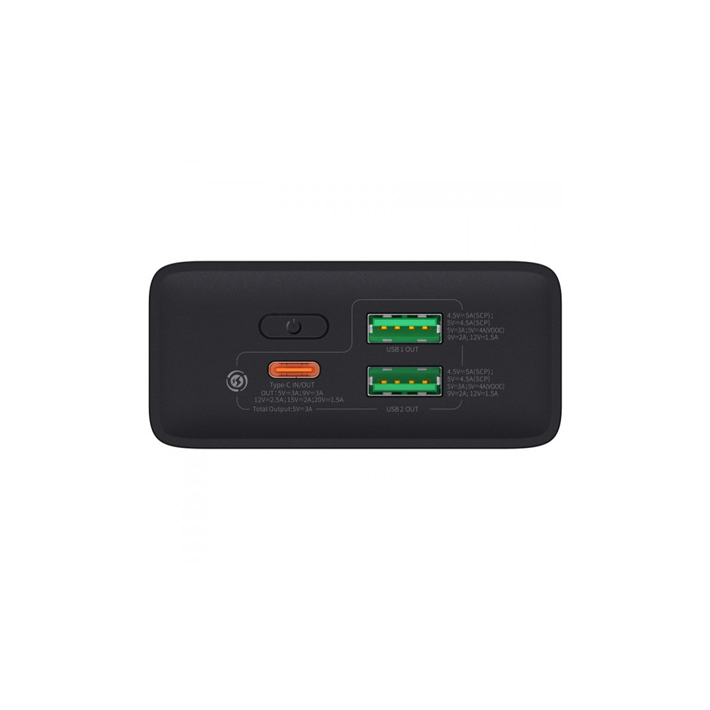Батарея універсальна Baseus Adaman 2 20000mAh 30W, PD, QC/3.0, SCP, Oppo Super VOOC (PPAD050101) - зображення 5