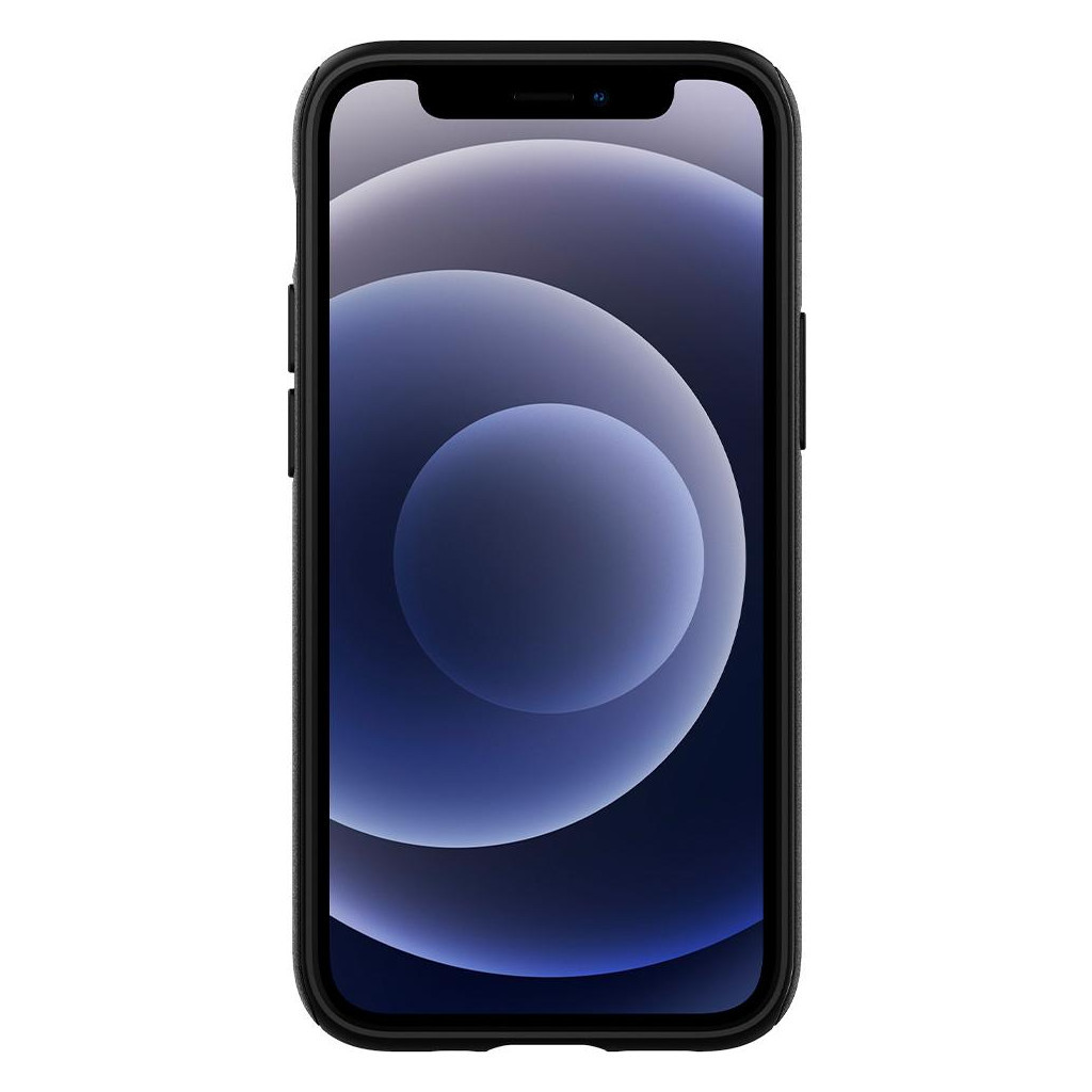 Чохол до мобільного телефона Spigen Apple iPhone 12 Mini Mag Armor, Black (ACS01866) - зображення 10