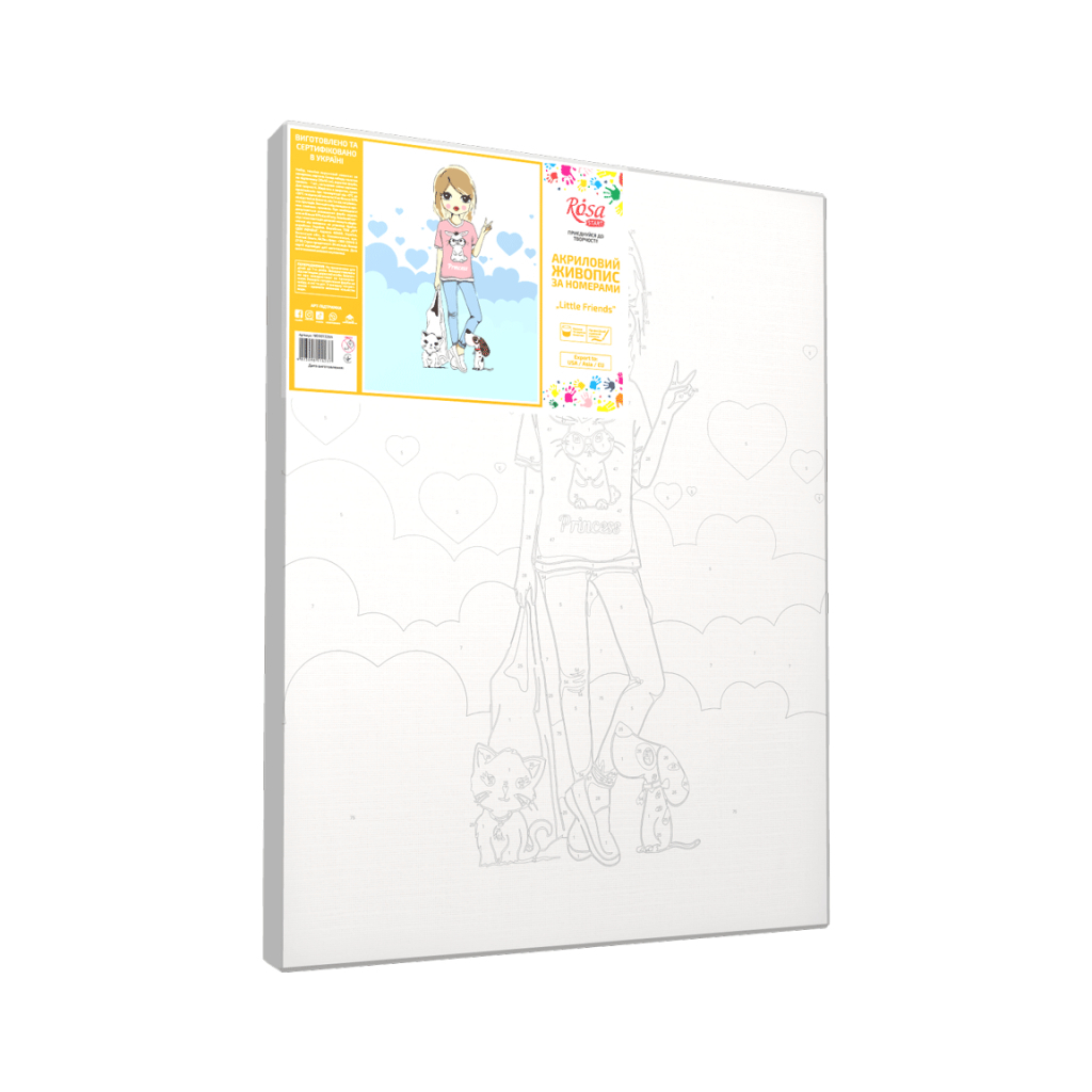 Картина по номерам Rosa Start Little Friends 35 х 45 см (4823098514237) - зображення 2