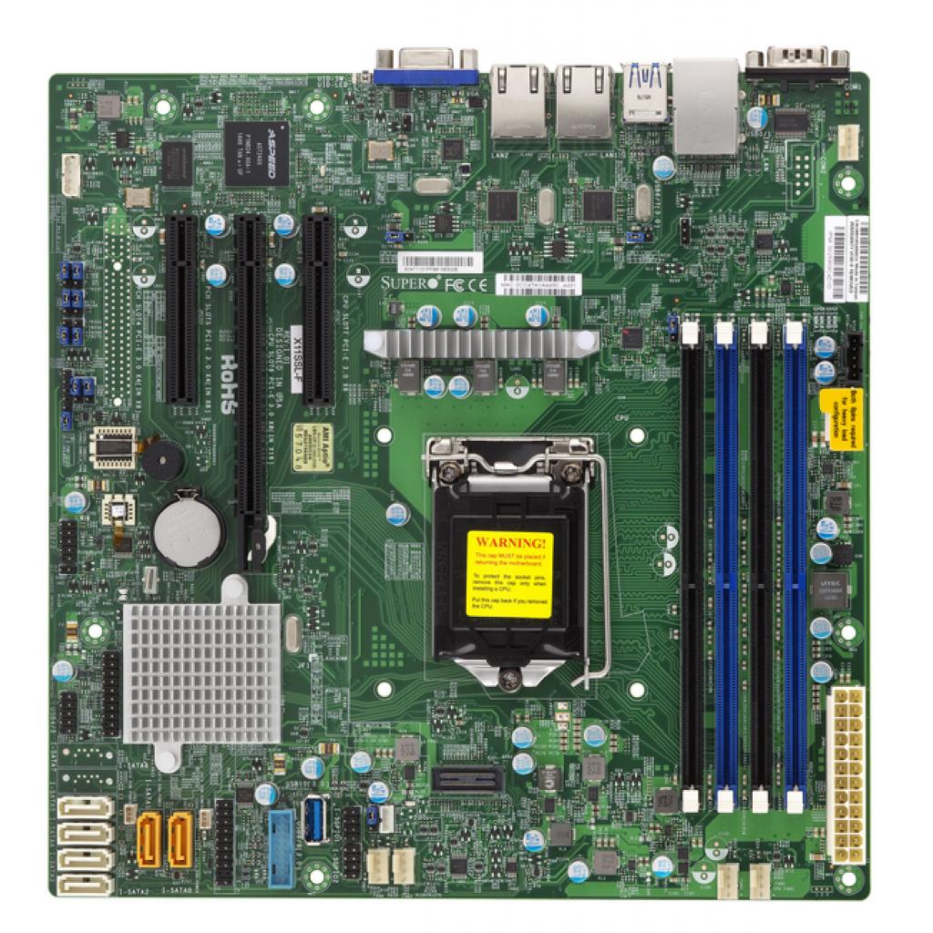Серверна материнська плата Supermicro X11SSL-F-B - зображення 1