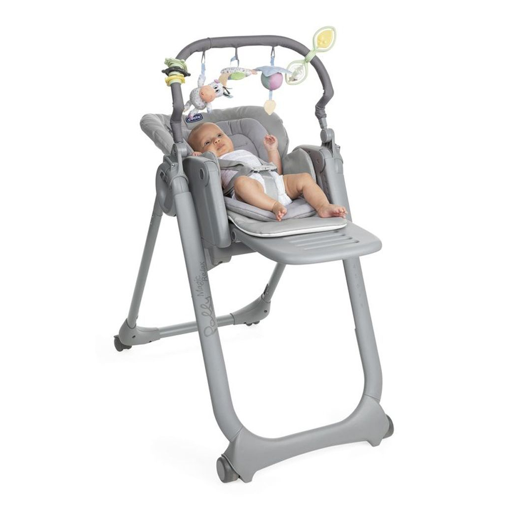 Стілець для годування Chicco Polly Magic Relax New сірий (79502.05) - зображення 9