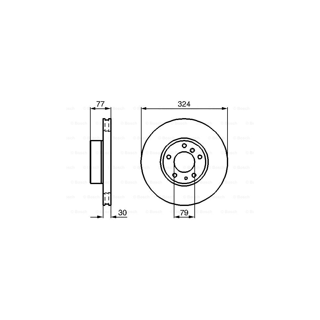 Гальмівний диск Bosch 0 986 479 116 - зображення 5