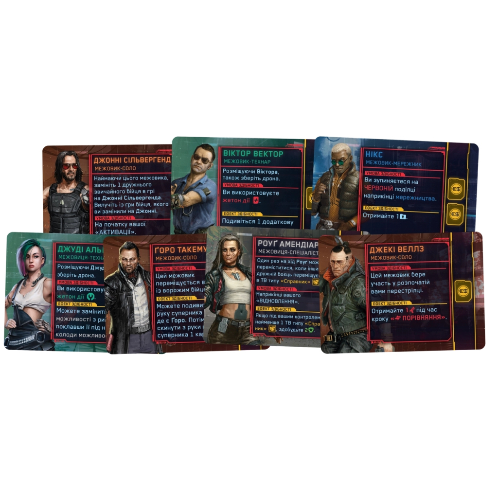 Настільна гра Geekach Games Cyberpunk 2077. Банди Найт-Сіті (Gangs of Night City) (укр.) (GKCH228nc) - зображення 5