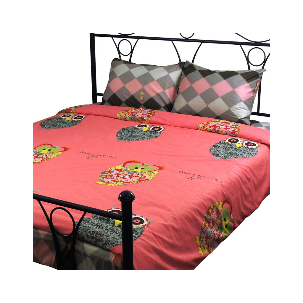 Постільна білизна Руно Owl сатин набивний євро (845.137К_Owl) - зображення 2