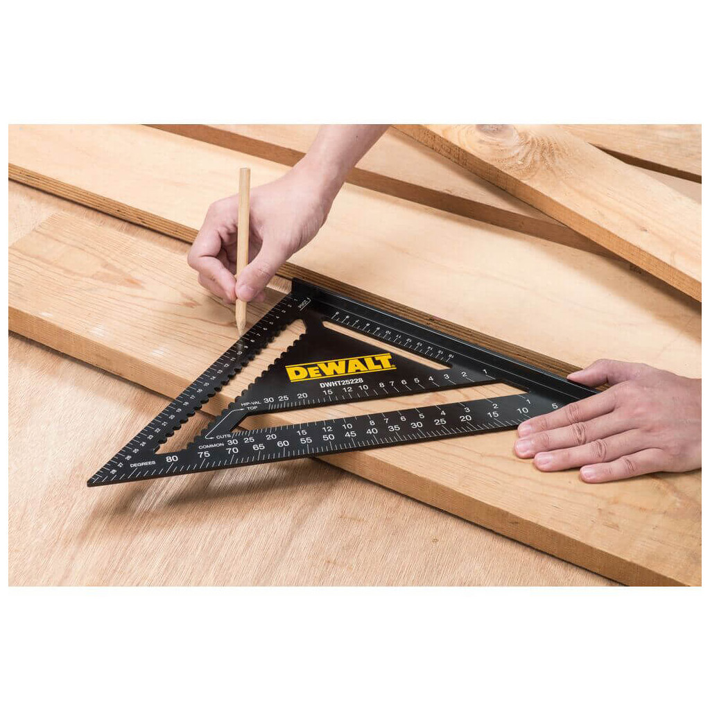 Косинець DeWALT для покрівельних робіт, металевий, 300х300 мм (DWHT25228-0) - зображення 3