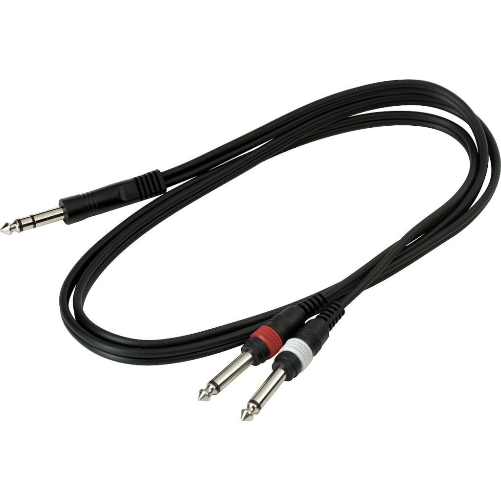 Інсертний кабель RockCable Patch Cable - TRS Jack to 2 x TS Jack (1.5m) (RCL 20922 D4) - picture 3
