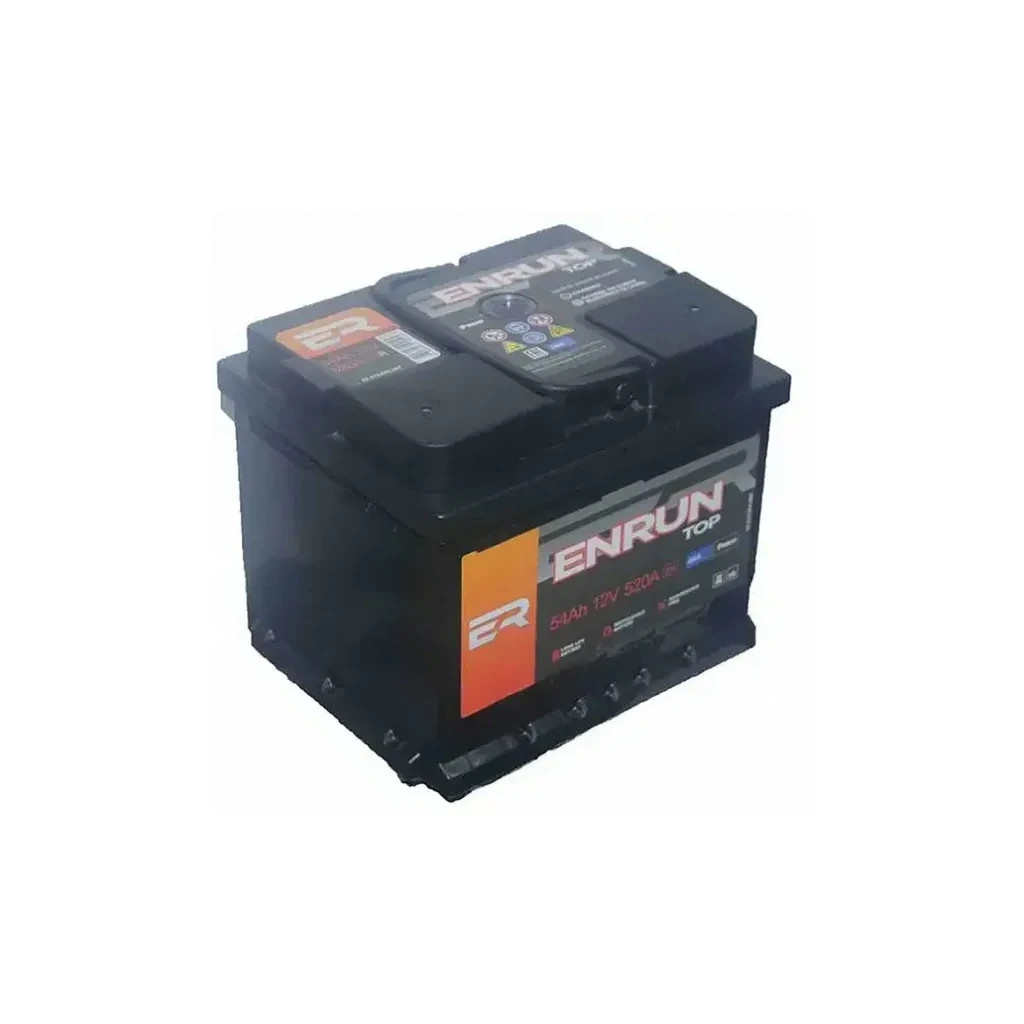 Акумулятор автомобільний ENRUN 54А +l (L2) (520 пуск) - зображення 1