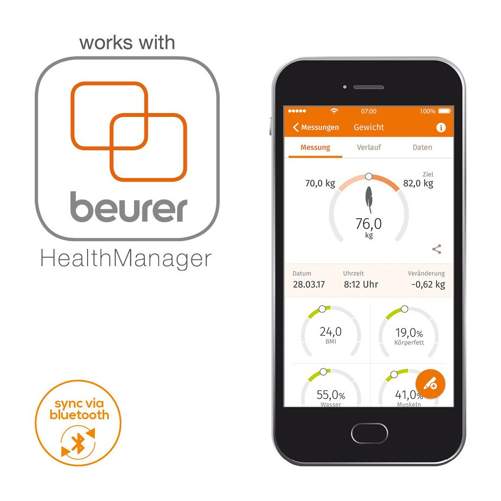 Ваги підлогові Beurer BF_600_PURE_WHITE - зображення 8