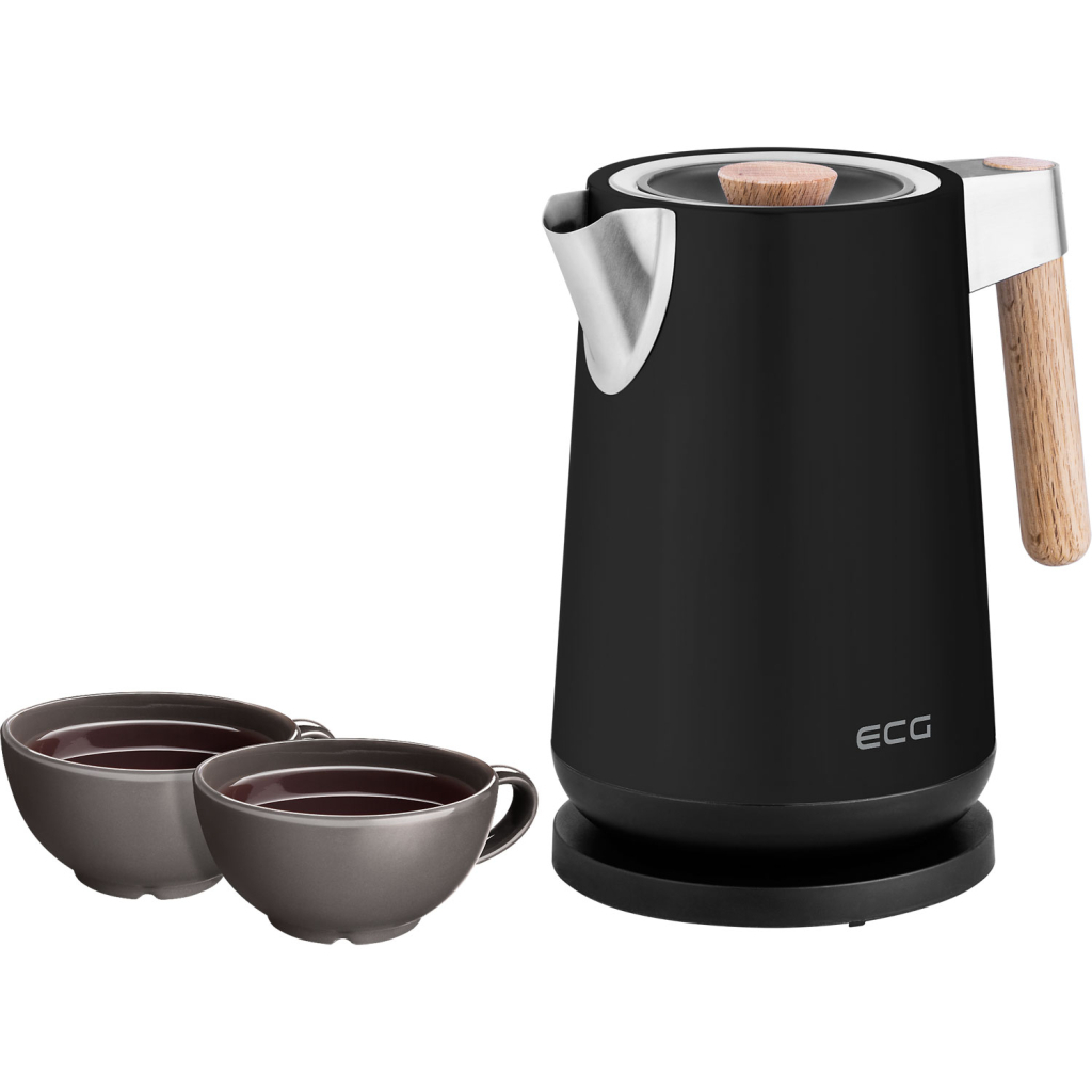 Електрочайник ECG RK 1768 Strix Timber Black - зображення 9