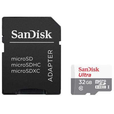 Карта пам'яті SanDisk 32GB Miсro-SDHC Class 10 UHS-I Ultra (SDSQUNS-032G-GN3MA) - зображення 1