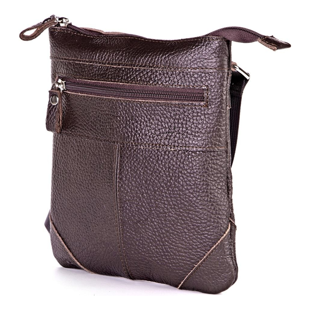 Сумка Shvigel З натуральної шкіри Коричнева (11014) - зображення 5