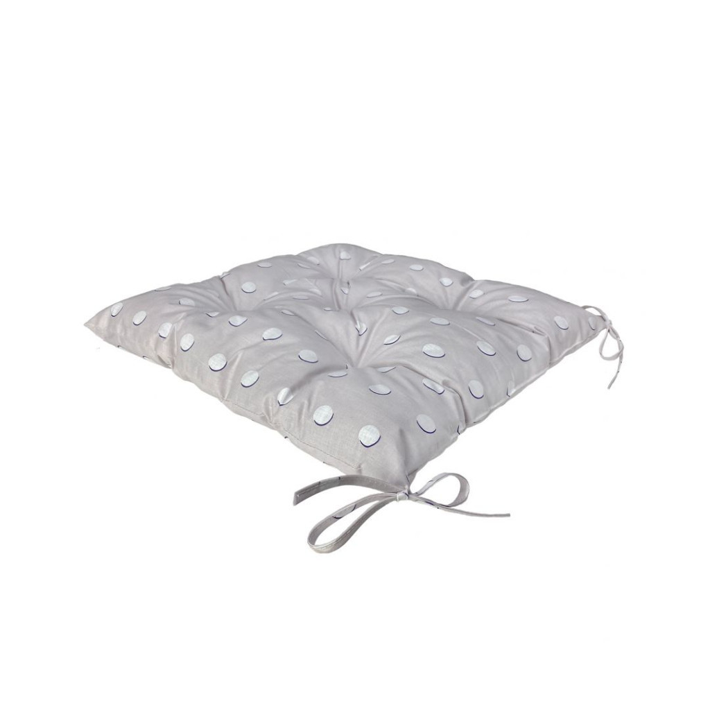 Подушка на стілець Прованс Super 40x40 Сіра (4823093436985) - зображення 2