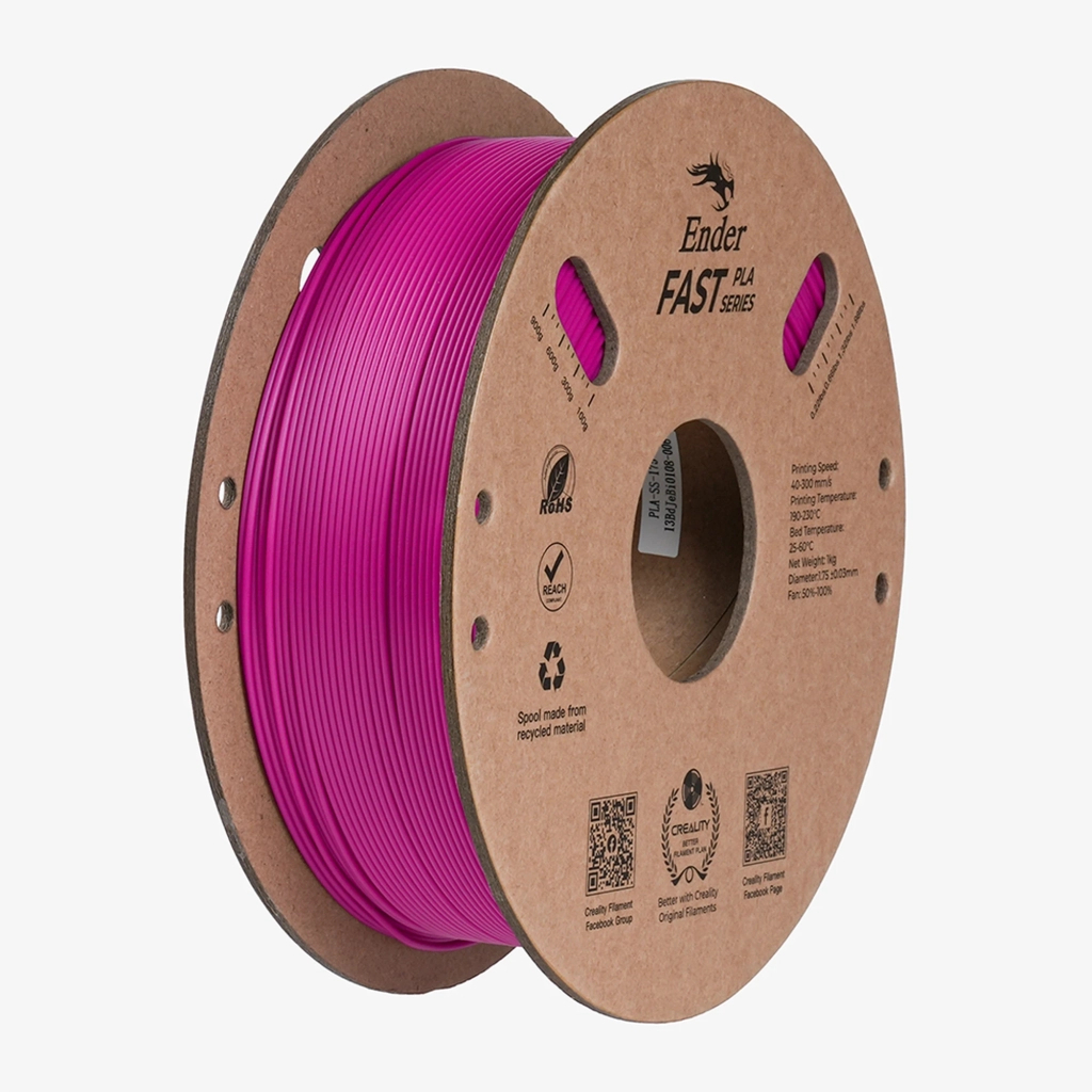 Пластик для 3D-принтера Creality PLA Fast, Ender, 1.75мм, purple, 1кг (3301010444) - зображення 1